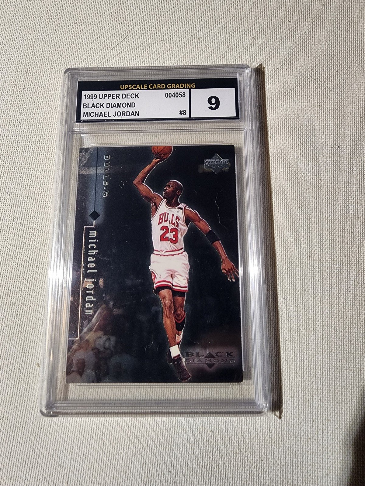 Michael Jordan 1998 Upper Deck Black Diamond #8 Graded UCG 9 MINT