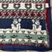 Seasonal Christmas Snowman candy cane snowman Woven Tapestry Throw Blanket