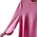 IC By Connie K Womens Sz L Stretch Asymmetrical Top Lagenlook Pockets Pink