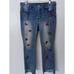 iROO Jeans Lip Embroidered Size 30