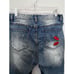 iROO Jeans Lip Embroidered Size 30