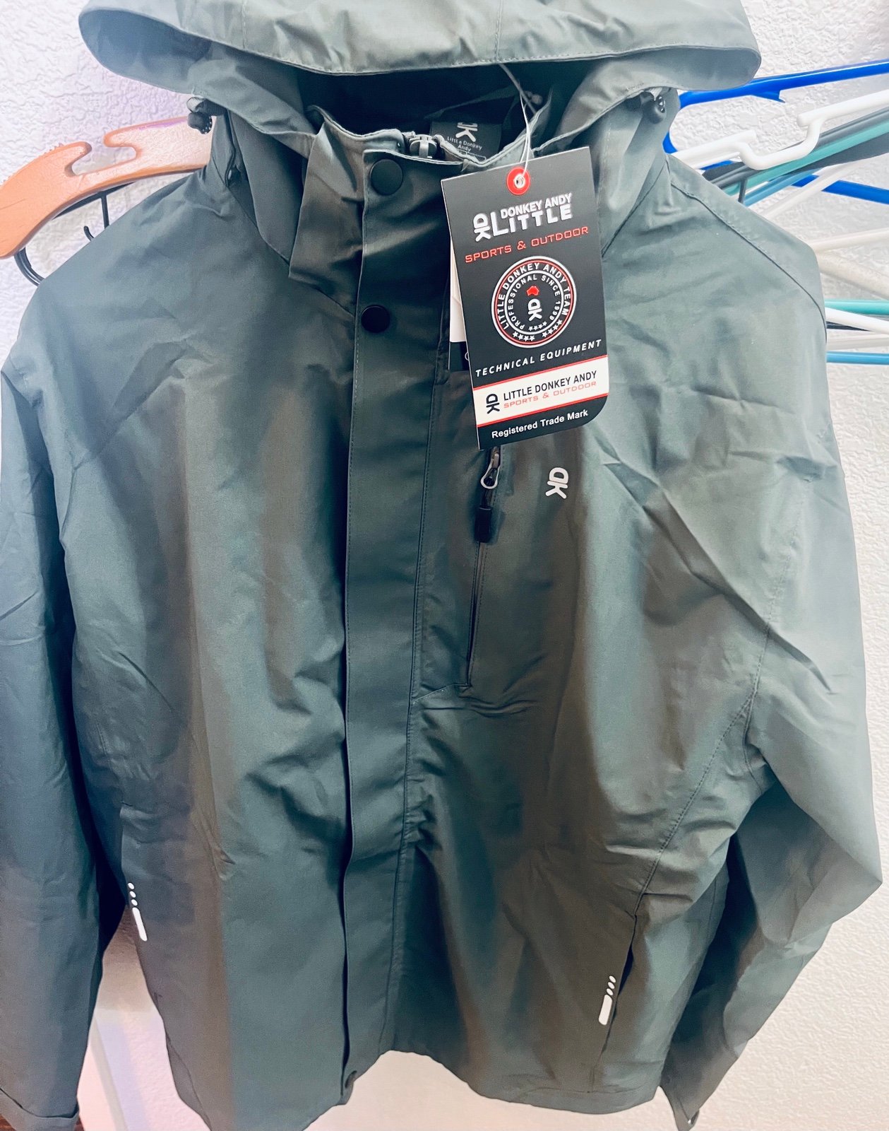 Little donkey Andy gray golf jacket