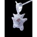 24\ Cuban Chain - 14K White Gold Finish Large G-Monster