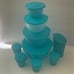 Tupperware Impressions Classic Bowl (4) & Jug (4) Tumblers