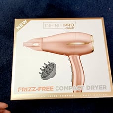 INFINITI PRO By CONAIR New With Box Frizz-Free Compact Dryer No Frizz No Fuss