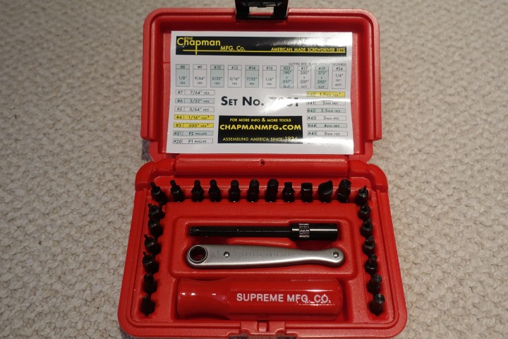 Supreme x Chapman Screwdriver Set