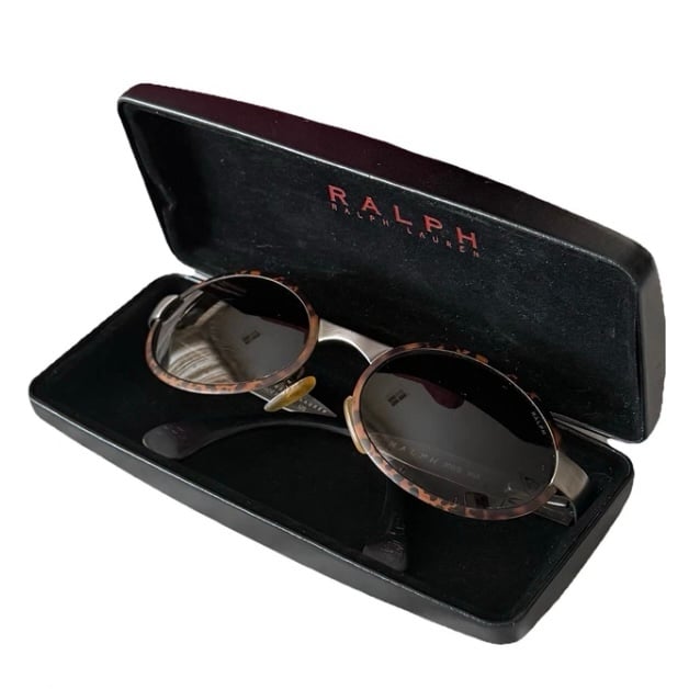 Vintage LAUREN Ralph Lauren 909/S 54▪️20 125mm Tortoise Metal Frame Sunglasses