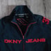 DKNY Jeans zip up mock neck sweatshirt