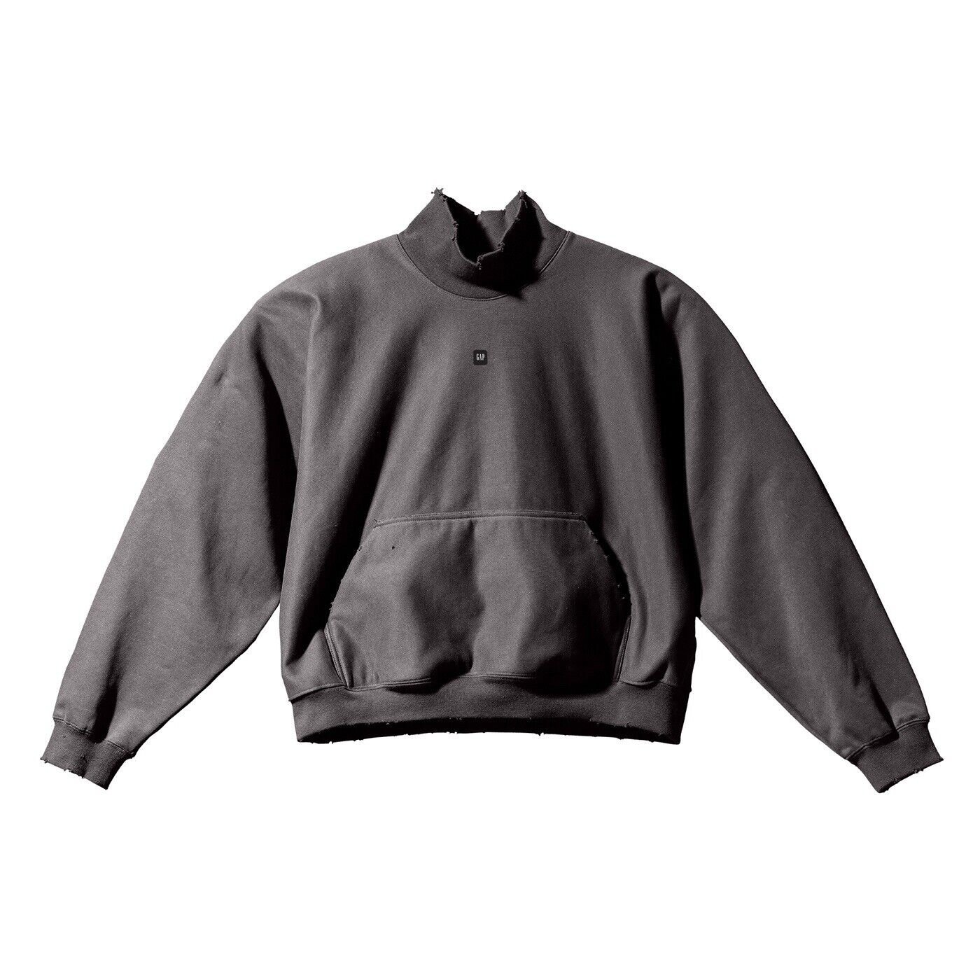 Yeezy Gap Balenciaga High Neck Distressed Mockneck Sweater Men’s Size XS