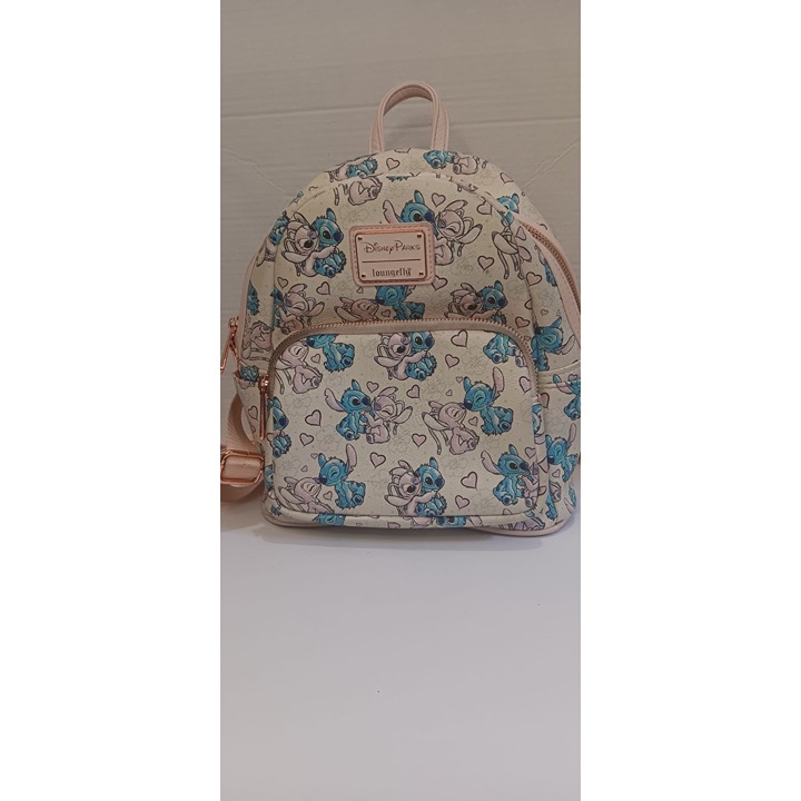 Disney Parks Loungefly Lilo & Stitch Angel Multicolor Pink Angel Casual Everyday