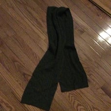 100% Cashmere Green Scarf Brand New RN6299