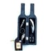 Wine Bottle Shaped Opener Set With 5 Piece Corkscrew Pourer Stopper Cutter Bar