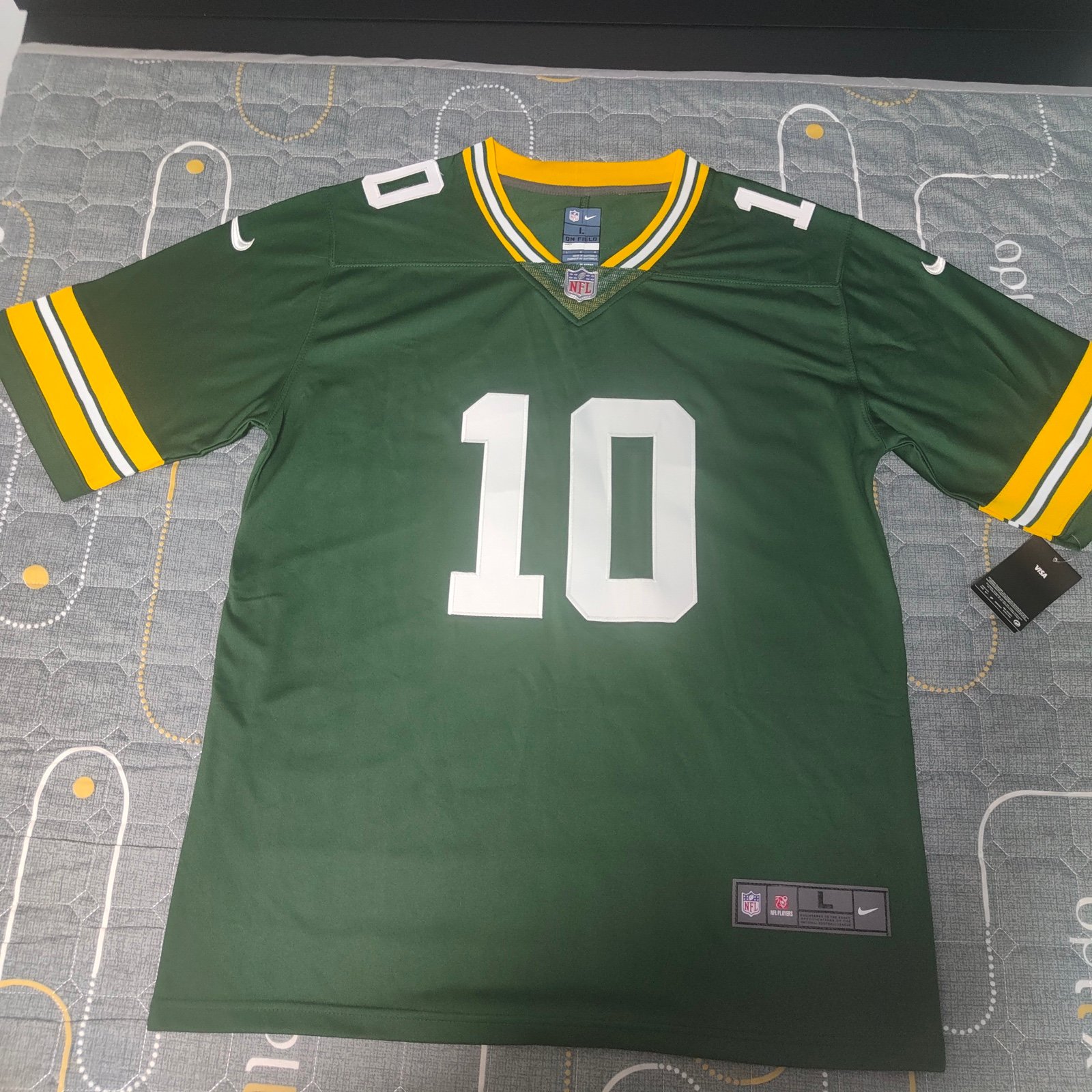 NFL Green Bay Packers #10 Jaire Alexander Green Jersey