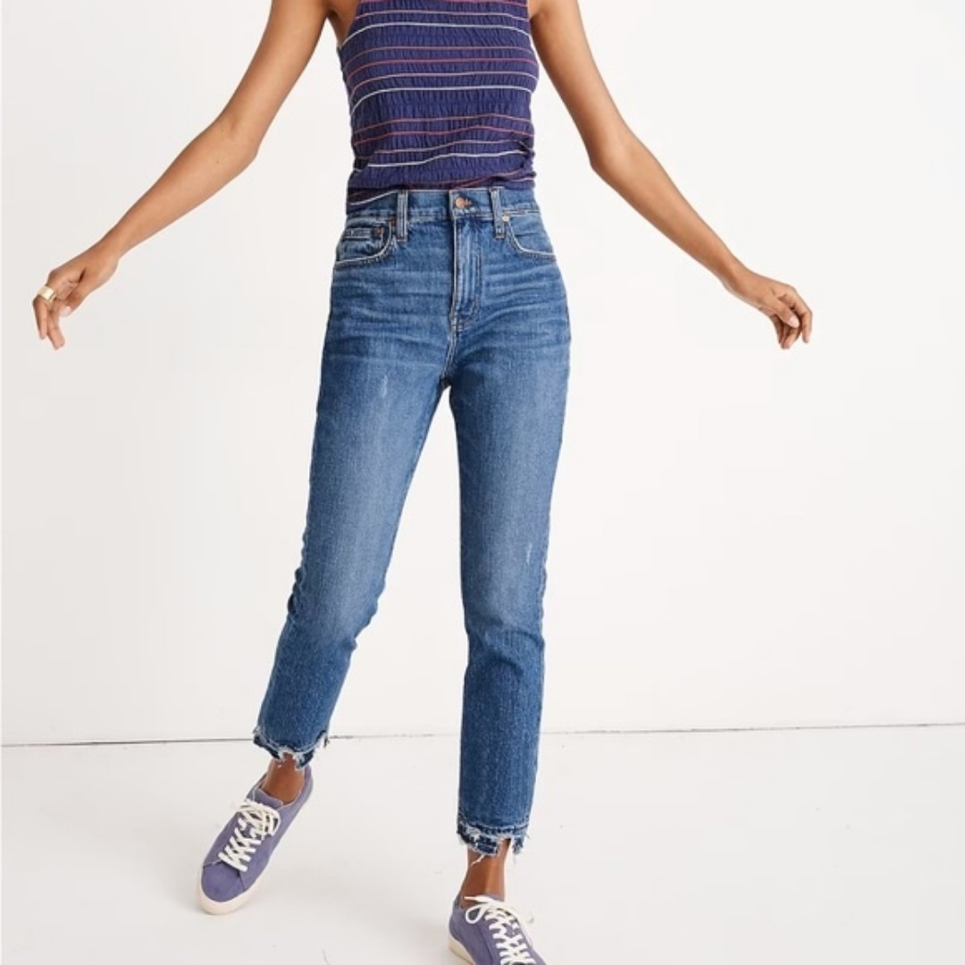 Madewell High-Rise Slim Boyjean Jeans Size 23 Melbourne Wash