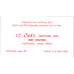 12 Oaks Motor Inn Carthage TX Stella & Bill Edwards Vtg Business Card SD8-B22