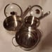 5 Piece Set T-FAL SAUCE PAN POT AND STEAMER INSERT LID INCLUDED.