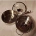 5 Piece Set T-FAL SAUCE PAN POT AND STEAMER INSERT LID INCLUDED.