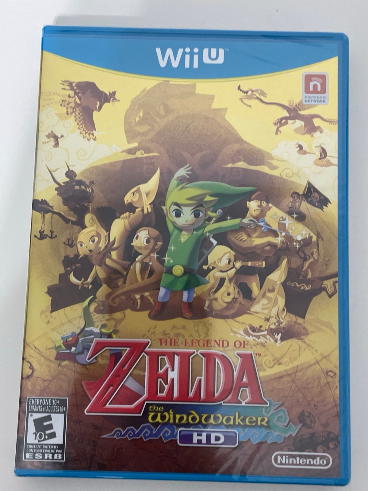 NEW SEALED MINT Gold Foil Legend of Zelda The Wind Waker HD Nintendo Wii U S1