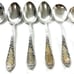 Antique Nica 100 Silver Plated Serving Utensils Flatware Set Of 12