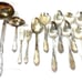 Antique Nica 100 Silver Plated Serving Utensils Flatware Set Of 12