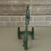 Athena bronze horse chariot figurine