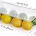 8pcs Clear Organizers and Storage Bins with Lids