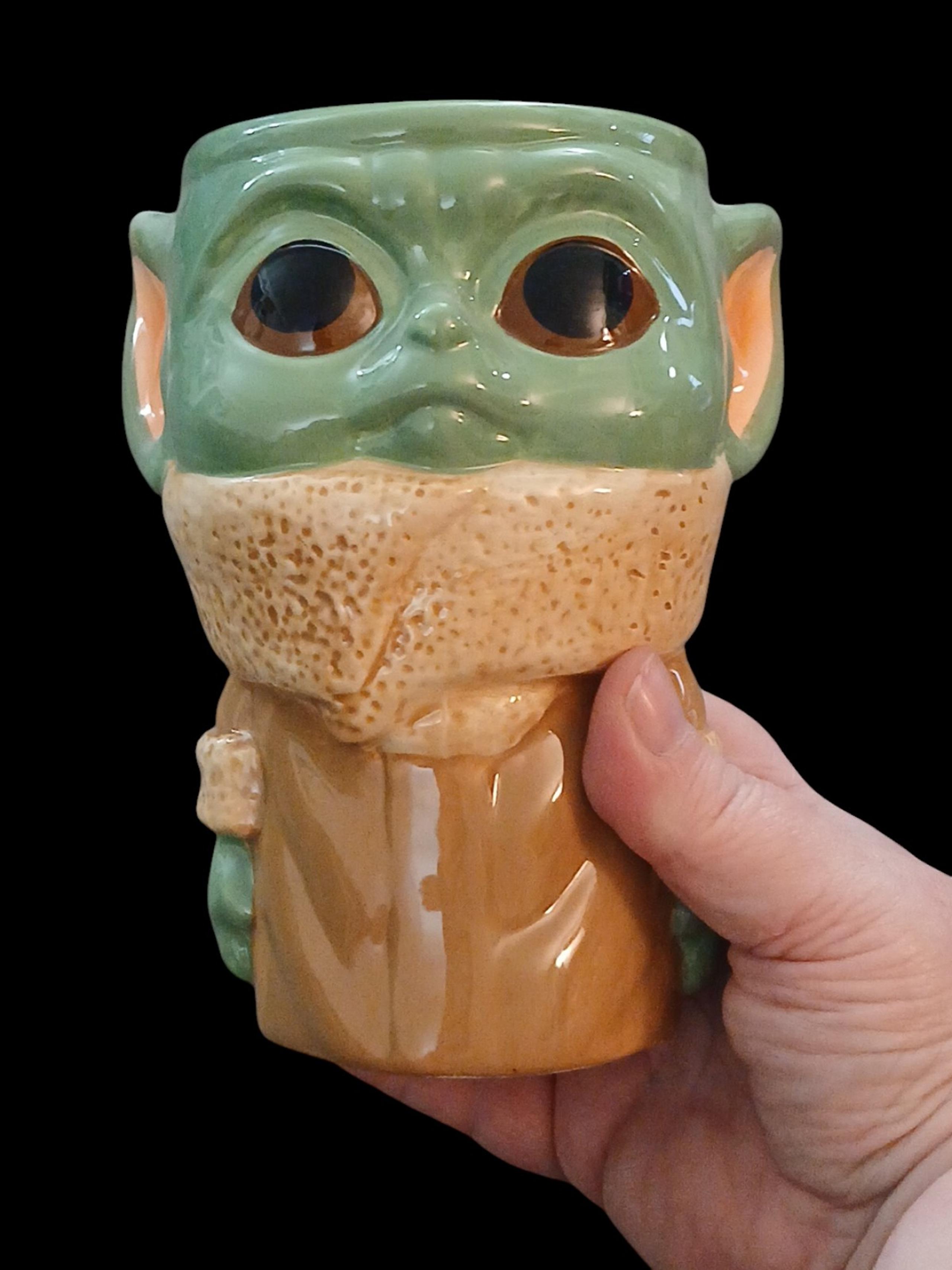 Star Wars Mandalorian Small Grogu Ceramic Drinking Glass Cup Galerie