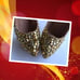 Women Red & Gold Jeweled High Heels US 7