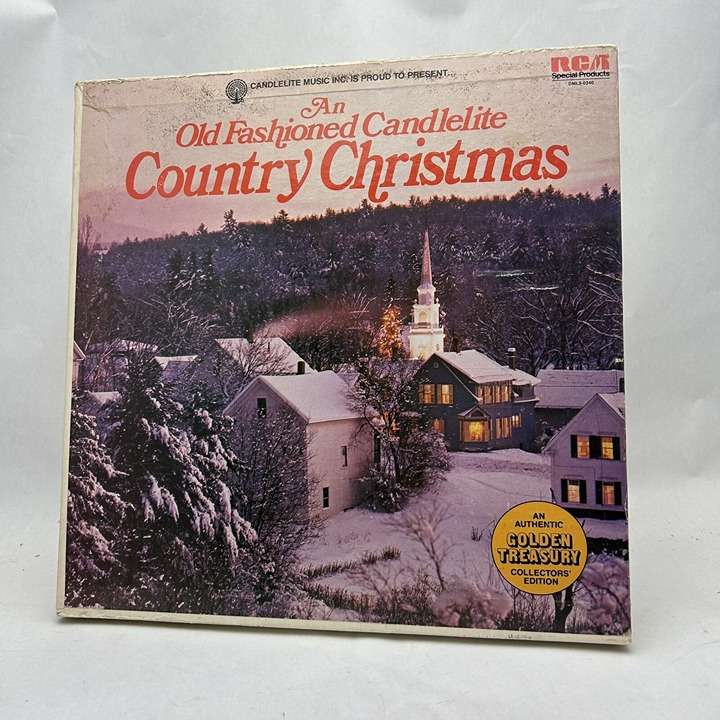 An Old Fashioned Candlelite Country Christmas 5 LP SET Vinyl tested