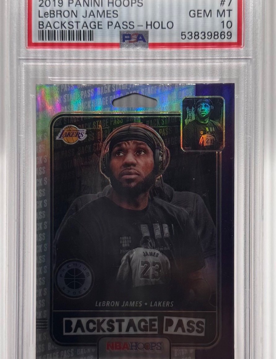 Lebron James Holo Backstage Pass PSA 10