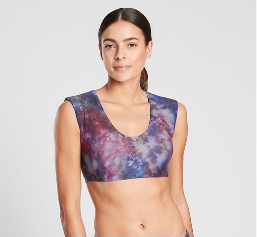 ATHLETA Supernova Entwined Bikini Top (NWOT) & Dress Blue Clean Med Bottoms NWT