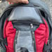 The North Face Surge Backpack Hiking Tactical Red / Grey Mens