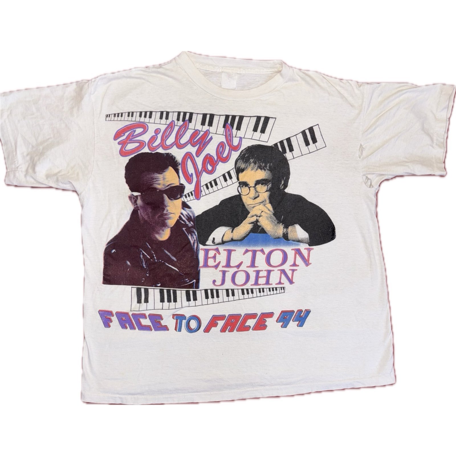 Vintage ‘94 Billy Joel/Elton John Tour Shirt