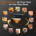 JOYOUNG Air Fryer Toaster Oven 28Qt Convection Oven Less Oil 13 Preset Functions