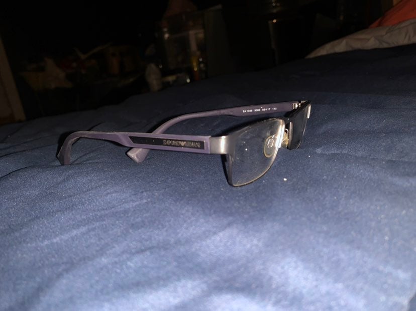 Empirio armani presciption frames gun metal