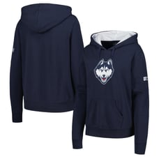 UConn Huskies Stadium Athletic Women's Medium Big Logo Pullover Hoodie - Navy