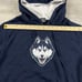 UConn Huskies Stadium Athletic Women's Medium Big Logo Pullover Hoodie - Navy