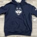 UConn Huskies Stadium Athletic Women's Medium Big Logo Pullover Hoodie - Navy