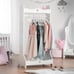 Haus Projekt Clothing Rail for Children, Girl's White Wooden Clothing Rack