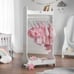 Haus Projekt Clothing Rail for Children, Girl's White Wooden Clothing Rack