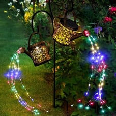 New Waterproof Solar Watering Can Lights, 8 Multi-Color Modes for Lawn Decor
