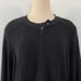 Eileen Fisher Sweater Jacket Full Zip Silk Cotton Blend Black Long Sleeves 3X