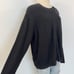 Eileen Fisher Sweater Jacket Full Zip Silk Cotton Blend Black Long Sleeves 3X