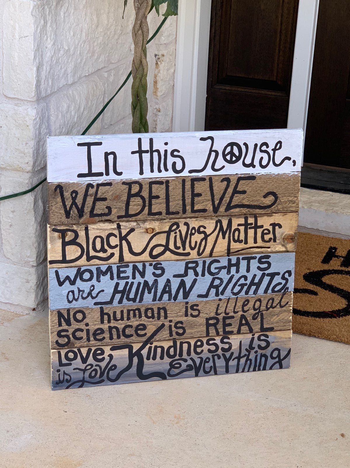 In this house Black Lives Matter