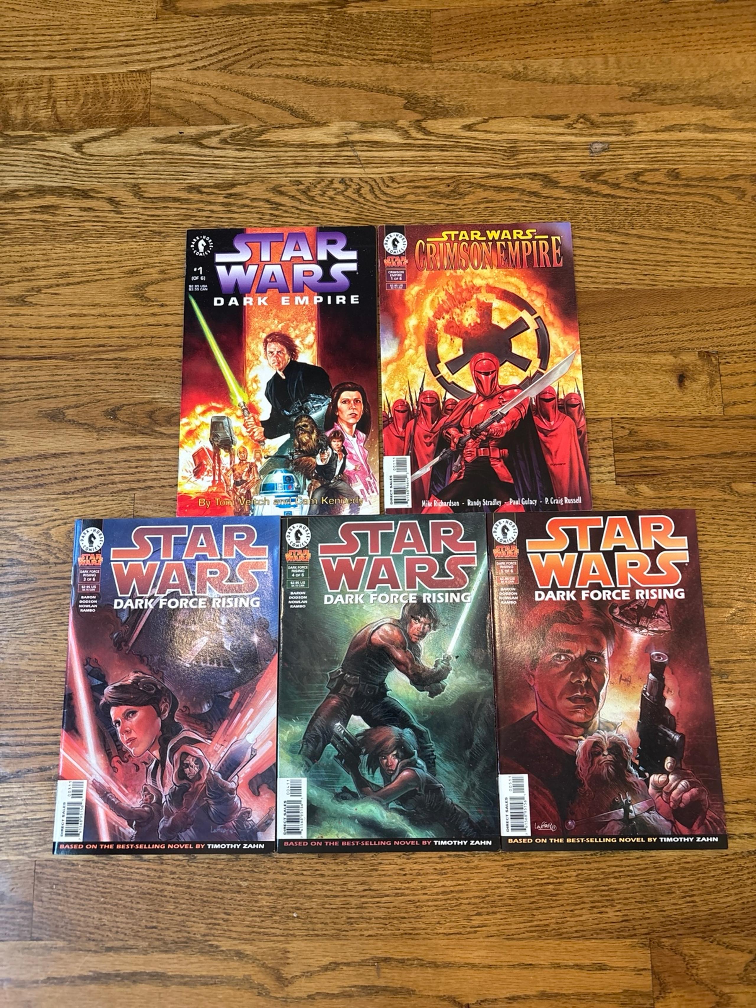 Star Wars Dark Horse Comics Lot - 5 Books