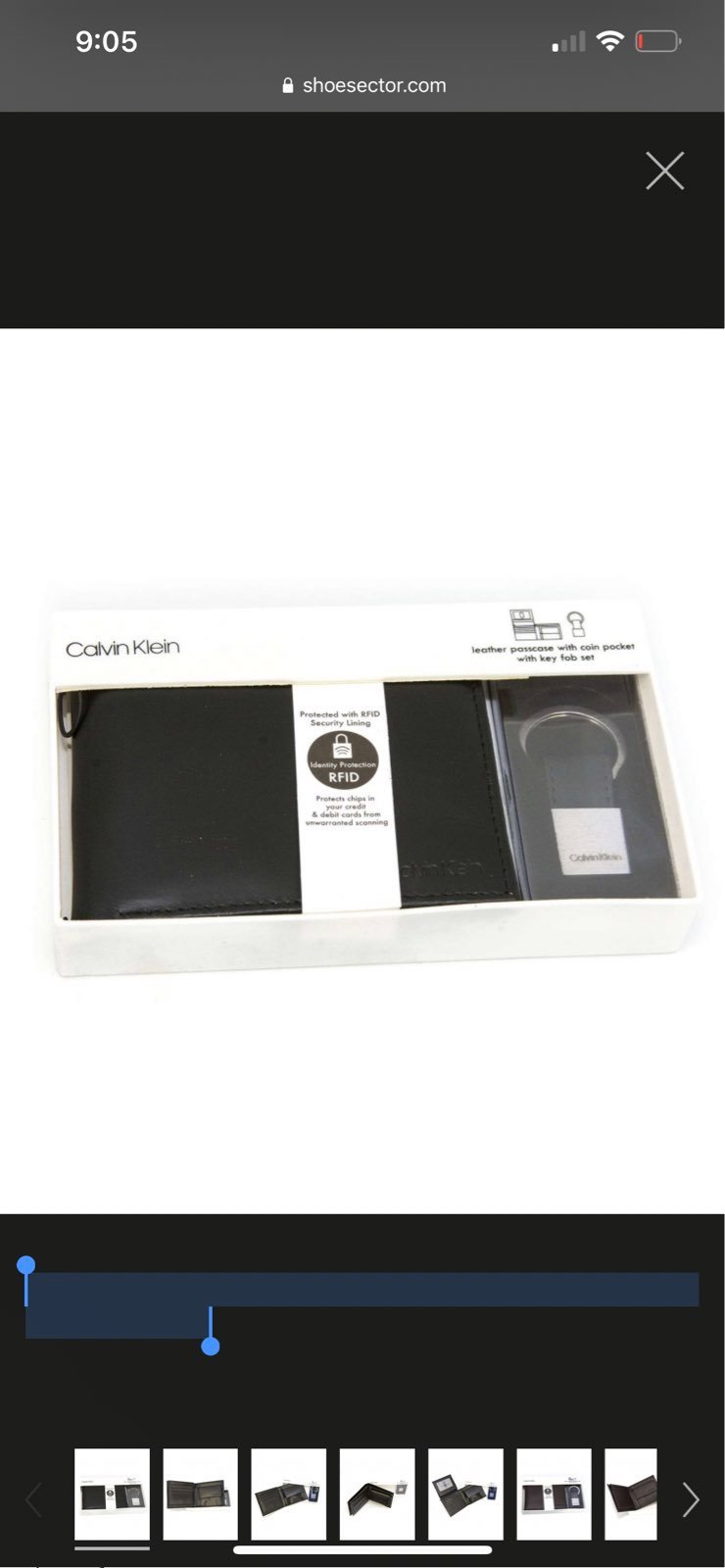Calvin Klein coin wallet for men ID wallet