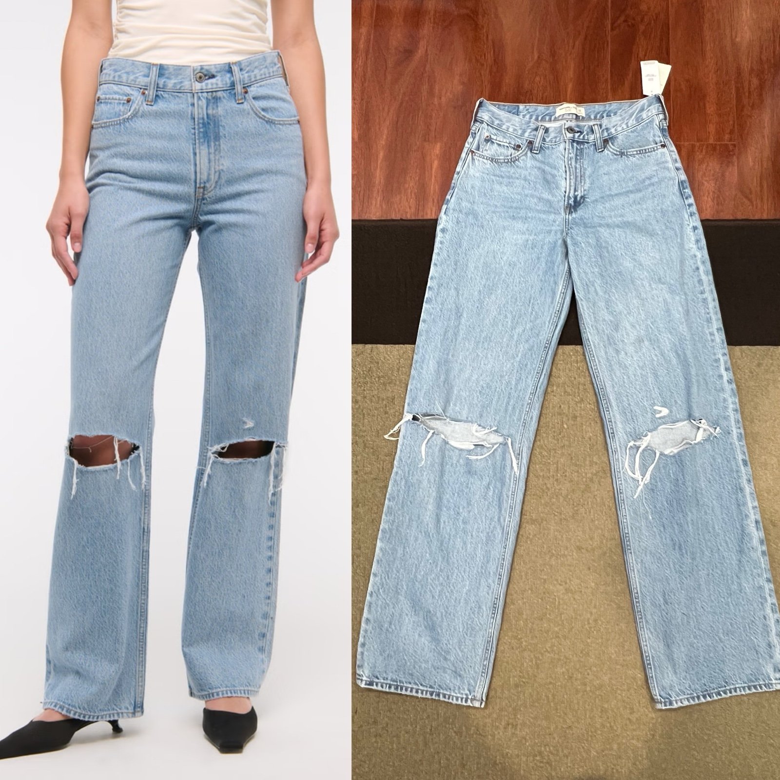 Abercrombie & Fitch The Loose High Rise Jeans