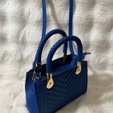 Royal blue crossbody handbag mini size