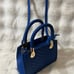 Royal blue crossbody handbag mini size