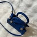 Royal blue crossbody handbag mini size